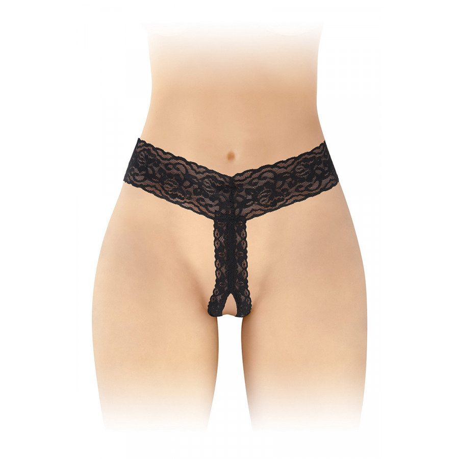 String ouvert Anita noir – Fashion Secret