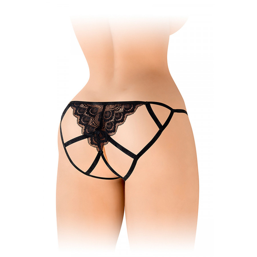 Culotte Ouverte Noire Zoé Pas Cher  - Livraison Rapide