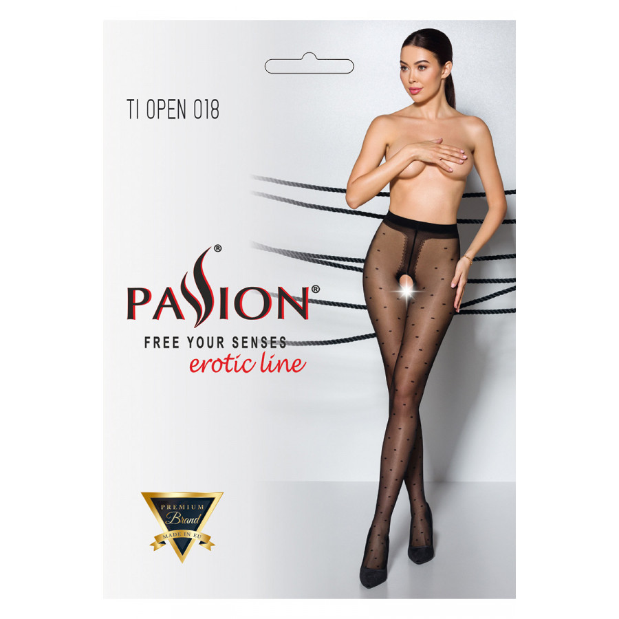 Collants ouverts Noir Pas Cher -  Paiement 100% Sécurisé