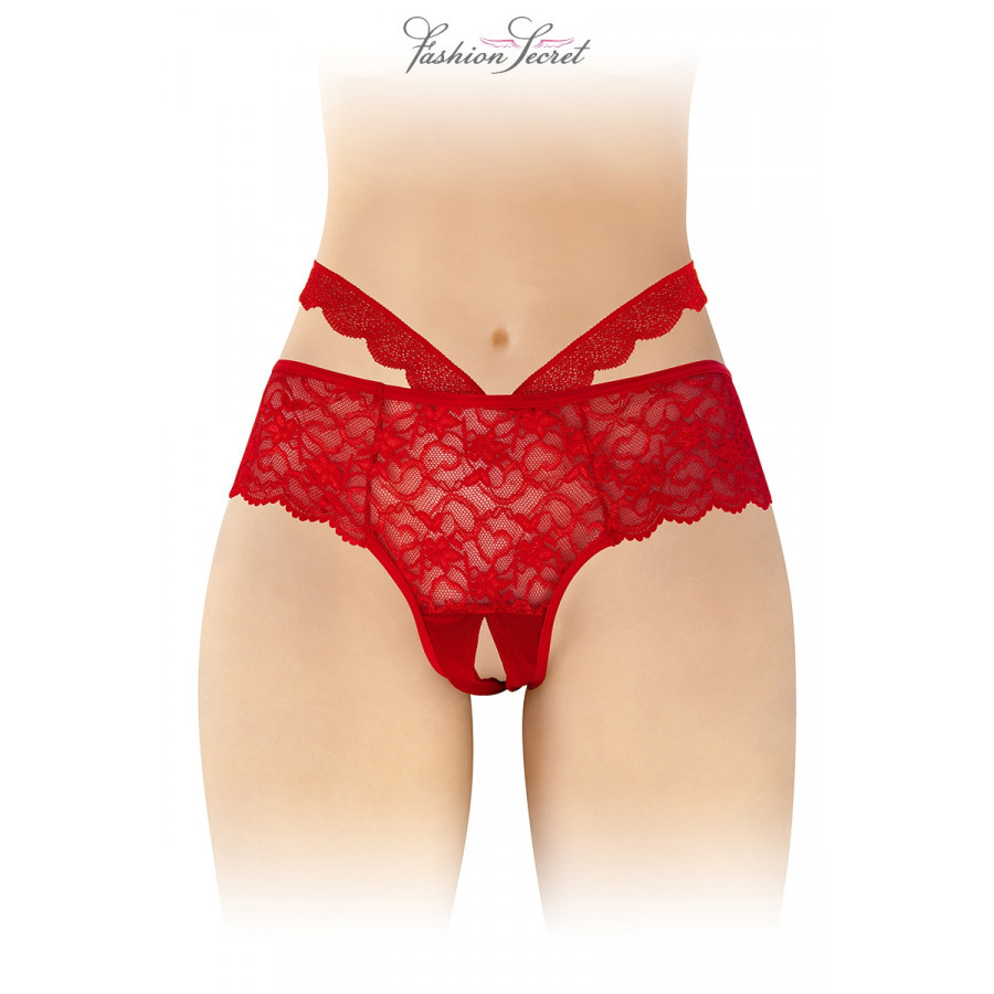Culotte Ouverte Rouge Marie - Pas Cher  - Livraison Rapide