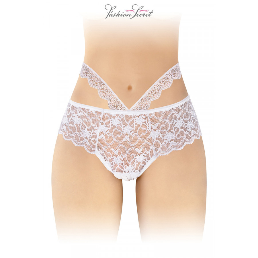 Culotte Ouverte Blanche Marie - Pas Cher  - Livraison Rapide