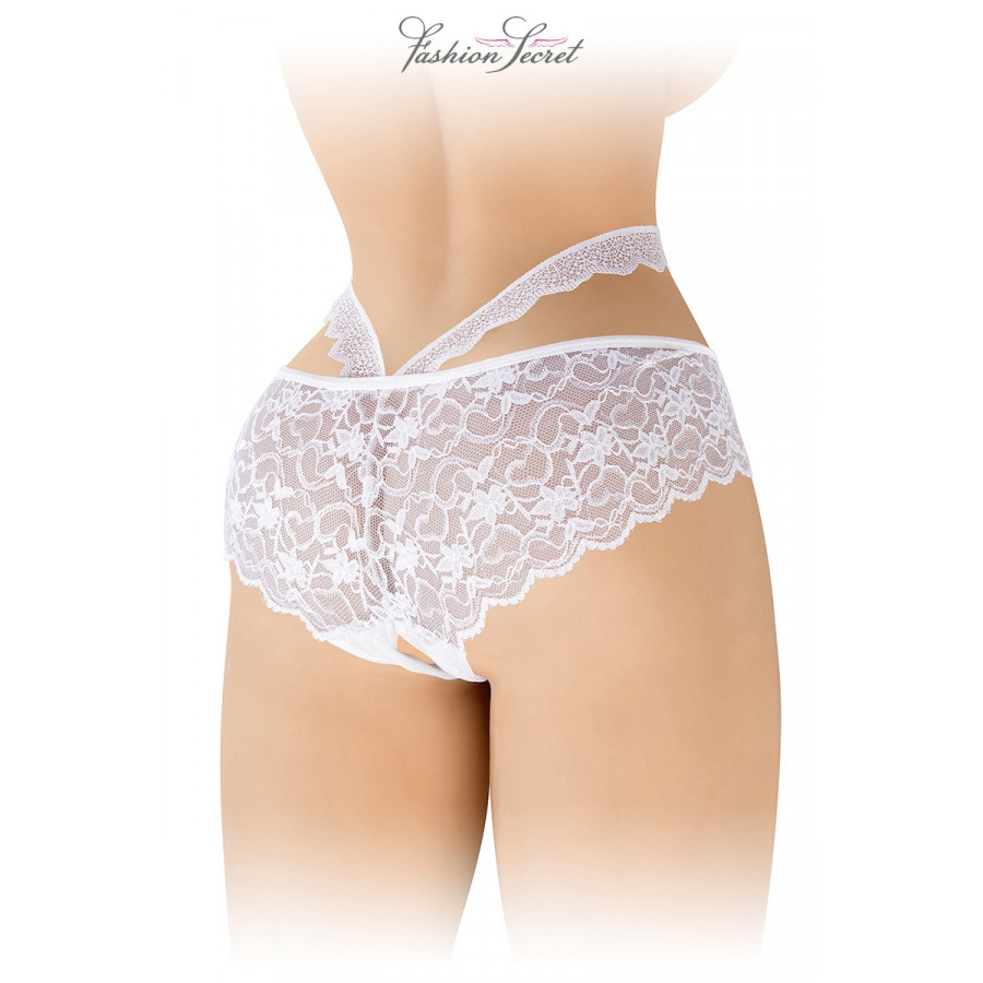 Culotte Ouverte Blanche Marie - Pas Cher  - Livraison Rapide
