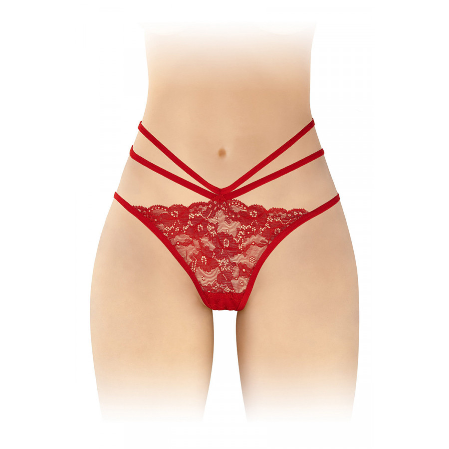 Culotte Rouge Ouverte - Nadia - Pas Cher  - Livraison Rapide