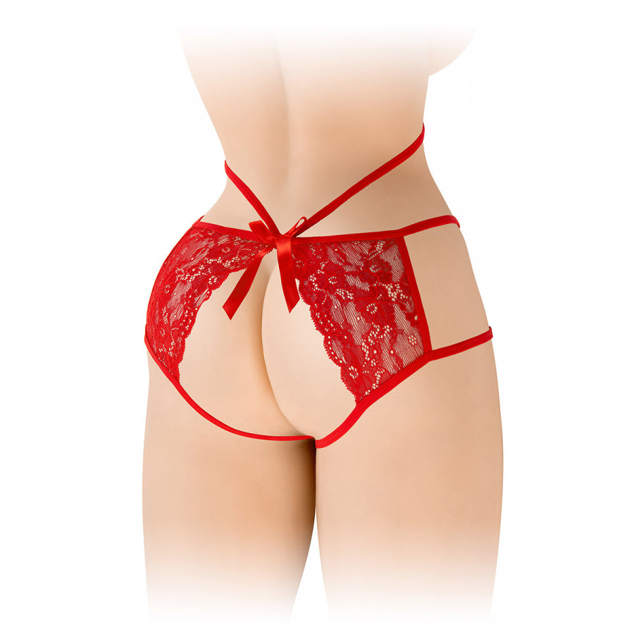 Culotte Rouge Ouverte - Nadia - Pas Cher  - Livraison Rapide