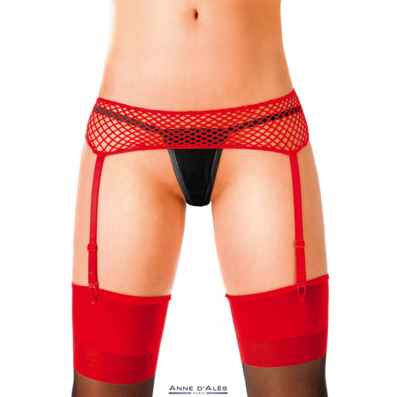 Porte-jarretelles Rouge Penelope Sexy Pas Cher  - Livraison Rapide