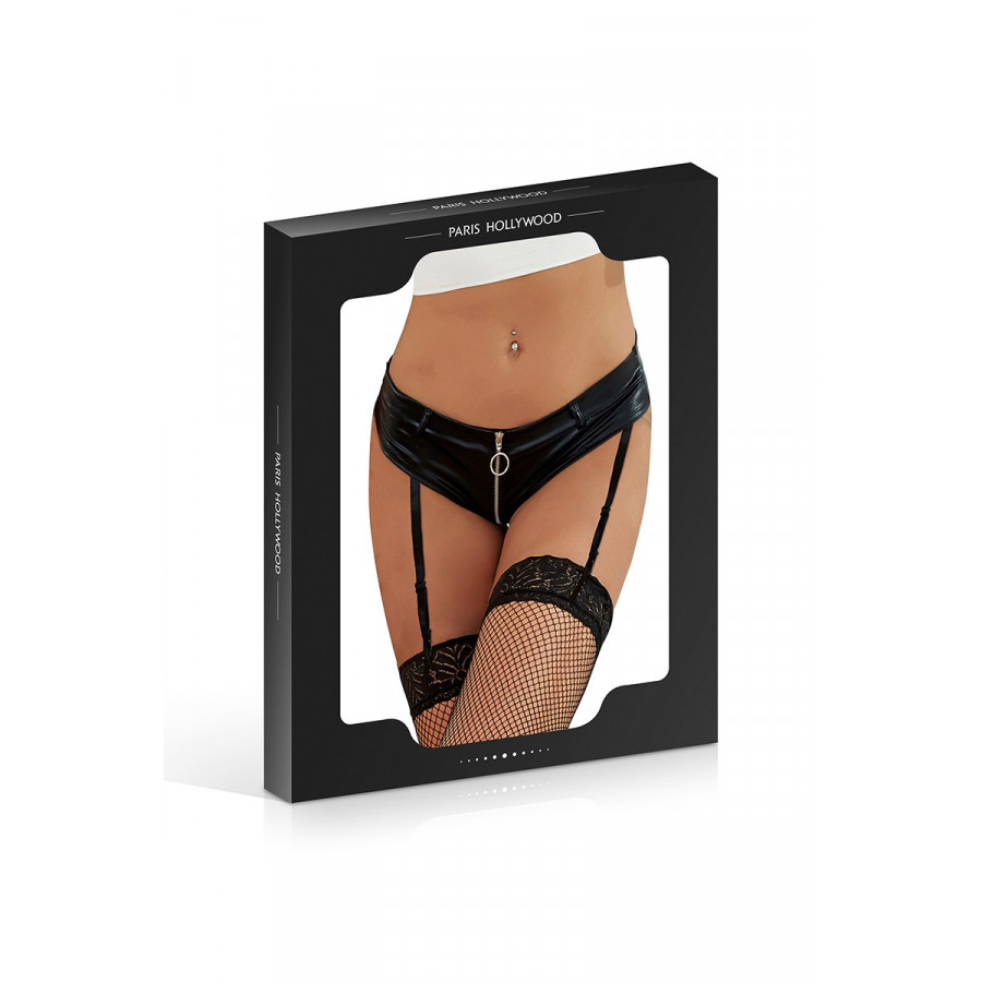 Culotte porte-jarretelles à zip pas cher - Livraison Rapide