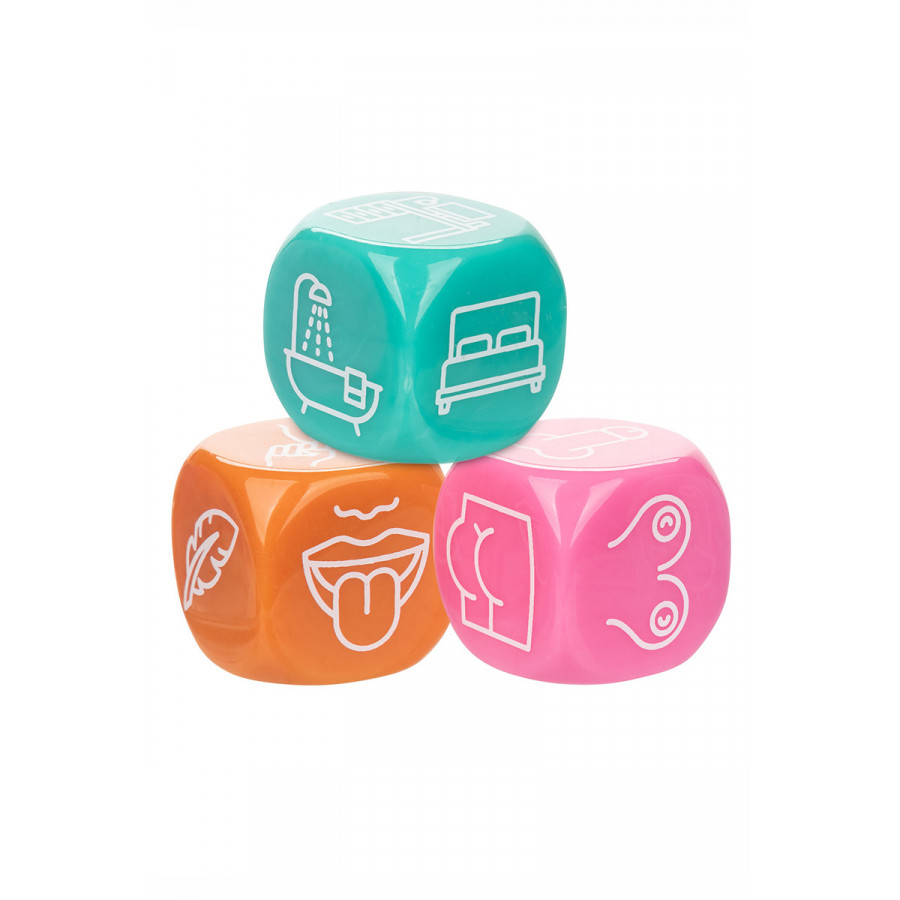 3 Dés Coquins Roll With It - CalExotics Pas Cher