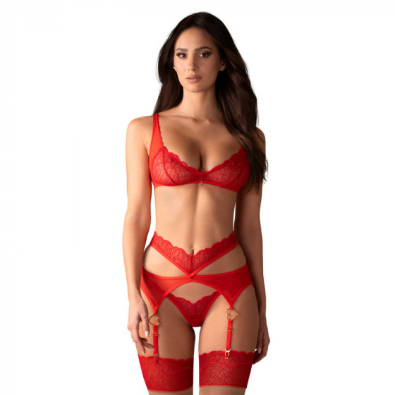 Cupide Desir Ensemble 3 pièces - Rouge