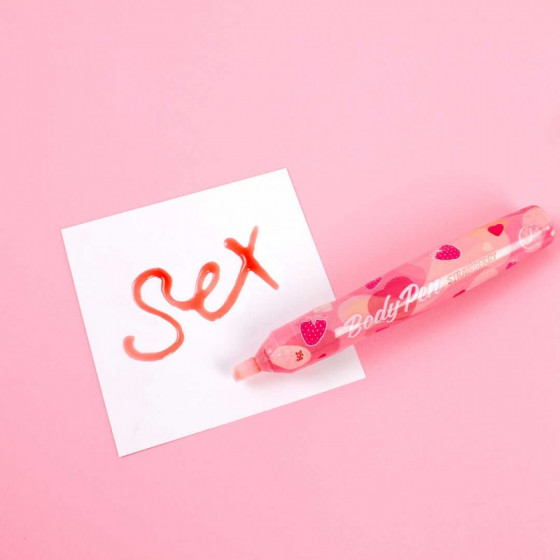 Stylo Comestible Fraise