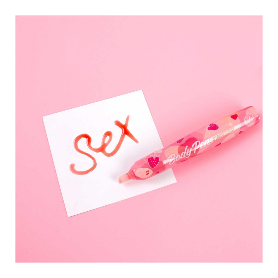 Stylo Comestible Fraise