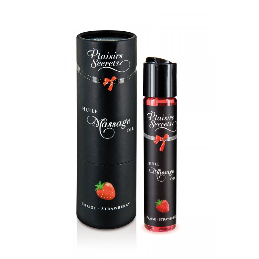 Huile de Massage Gourmande Fraise – Ma Boutique en Folie