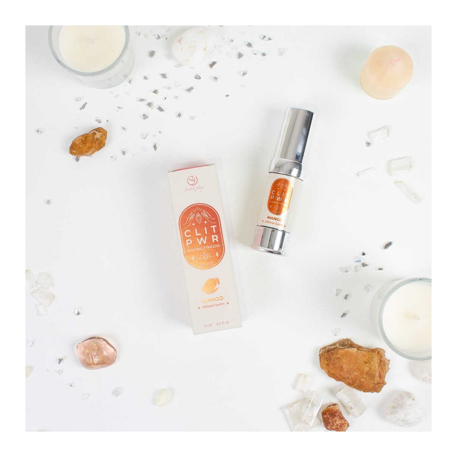 Clit Pwr – Baume clitoridien Mangue | Stimulation chaleur & micro‑vibrations