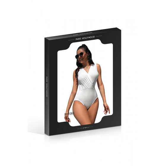 Body moulant blanc  Sexy Pas Cher  - Livraison Rapide