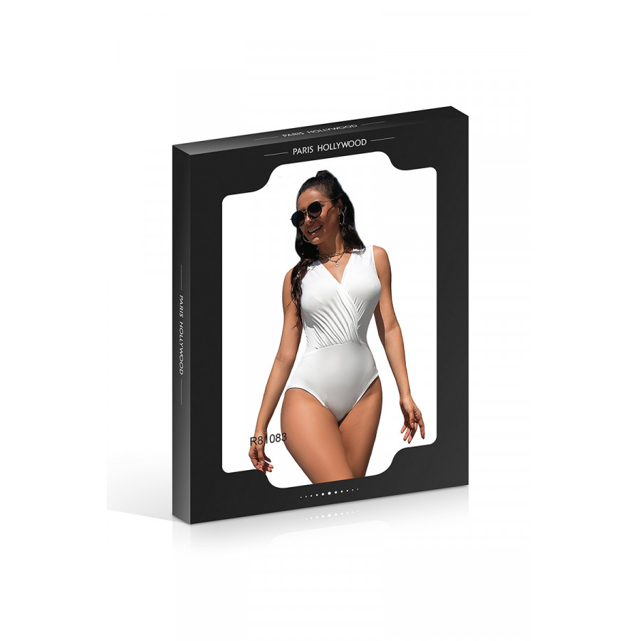 Body moulant blanc  Sexy Pas Cher  - Livraison Rapide
