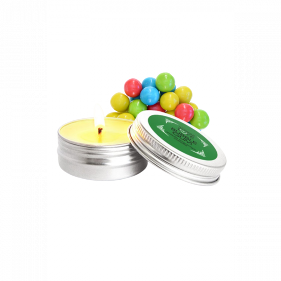 Mini Bougie de Massage Bubble Gum Pas Cher