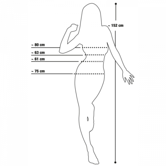 Poupée Gonflable 3 Orifices Couleur Noir Pas cher