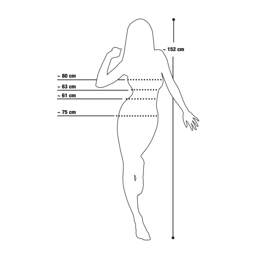 Poupée Gonflable 3 Orifices Couleur Noir Pas cher