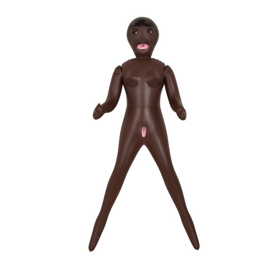 Poupée Gonflable 3 Orifices Couleur Noir Pas cher