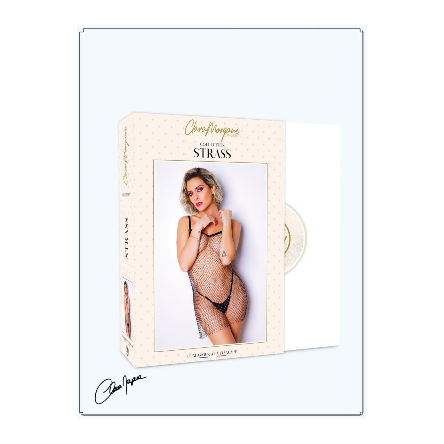 Petite robe en fine résille - Le Numéro 1 Pas Cher - Clara Morgane