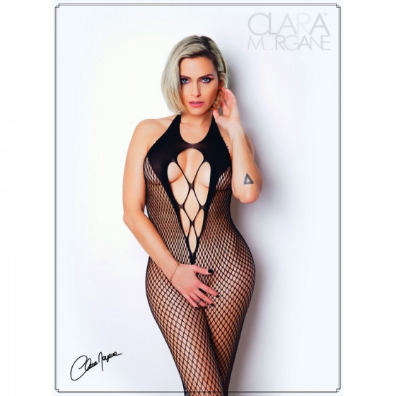 Bodystocking noir avec sublime dos nu - Le Numéro 2  Pas Cher