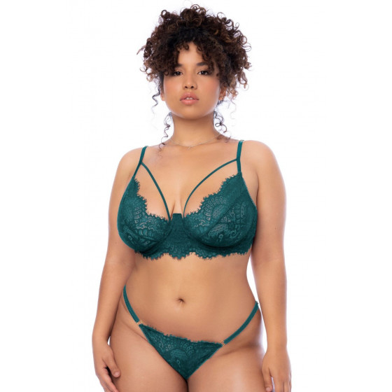 Ensemble 3 pièces grande taille vert Sexy Pas Cher