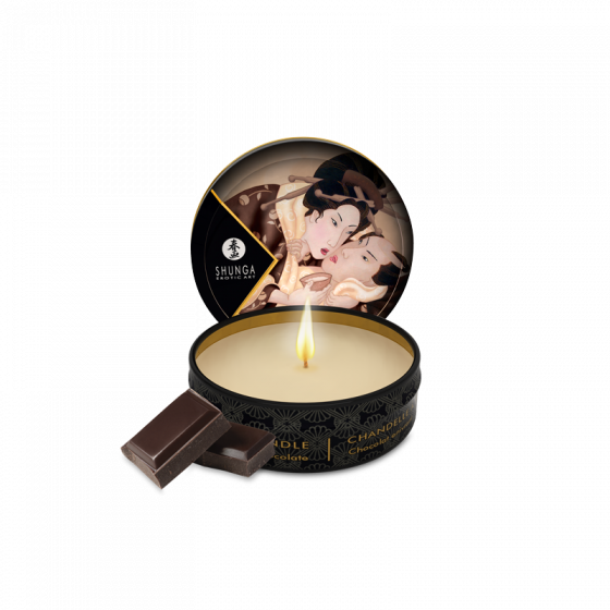 Mini Bougie de Massage - Excitation Chocolat Enivrant