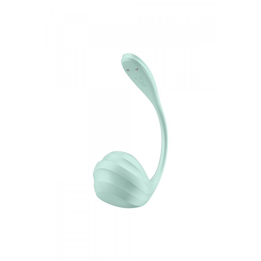 Oeuf vibrant vert menthe Smooth Petal Satisfyer Pas Cher
