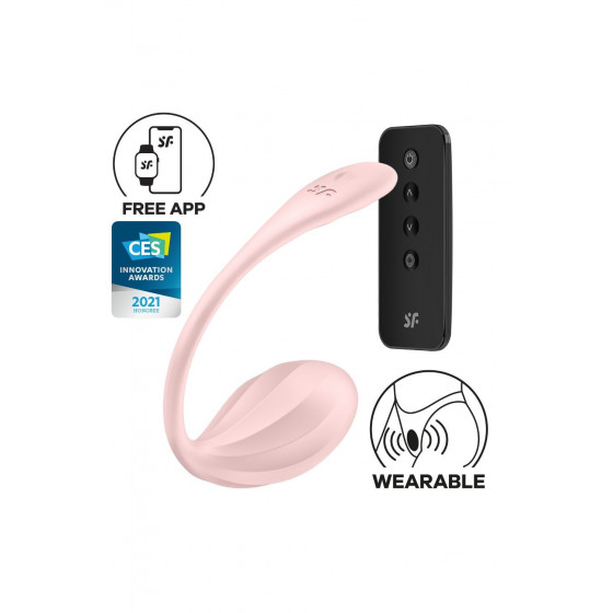 Oeuf vibrant vert menthe Smooth Petal Satisfyer Pas Cher